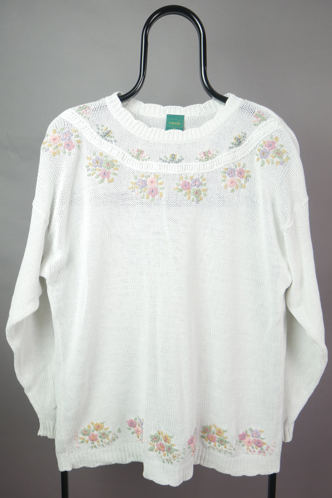 The Floral Embroidered Jumper (Women's L)