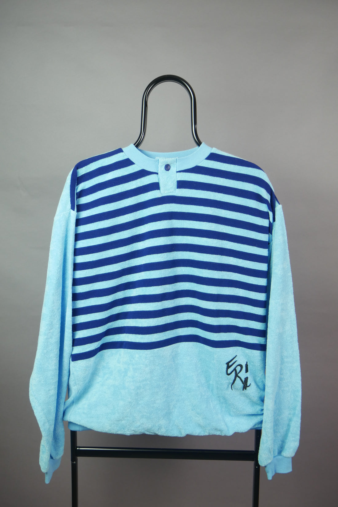 The Striped Towelling Sweatshirt (S)