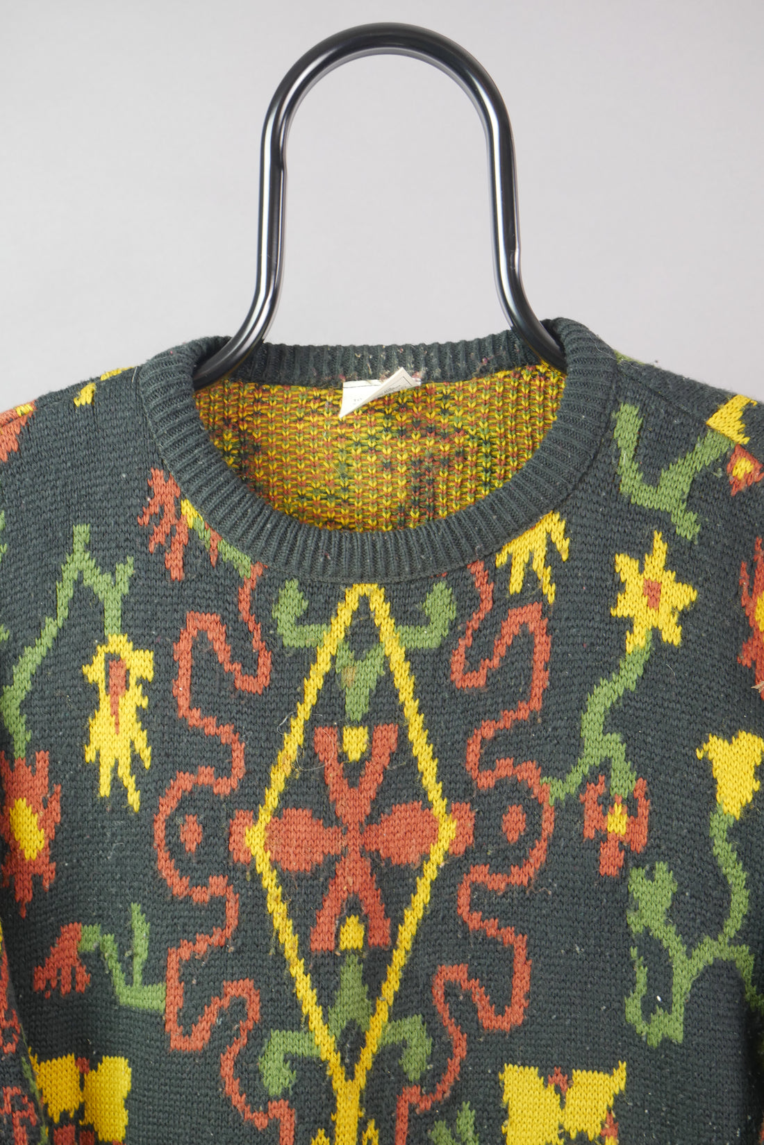 The 70s Floral Sweater (XL)