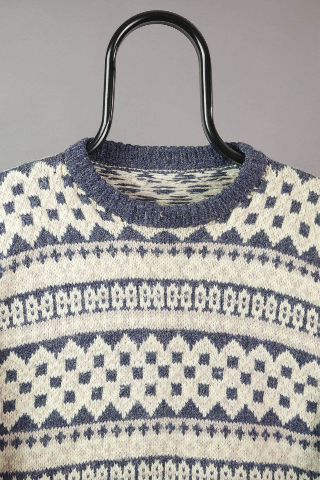 The Wool Patterned Sweatshirt (S)
