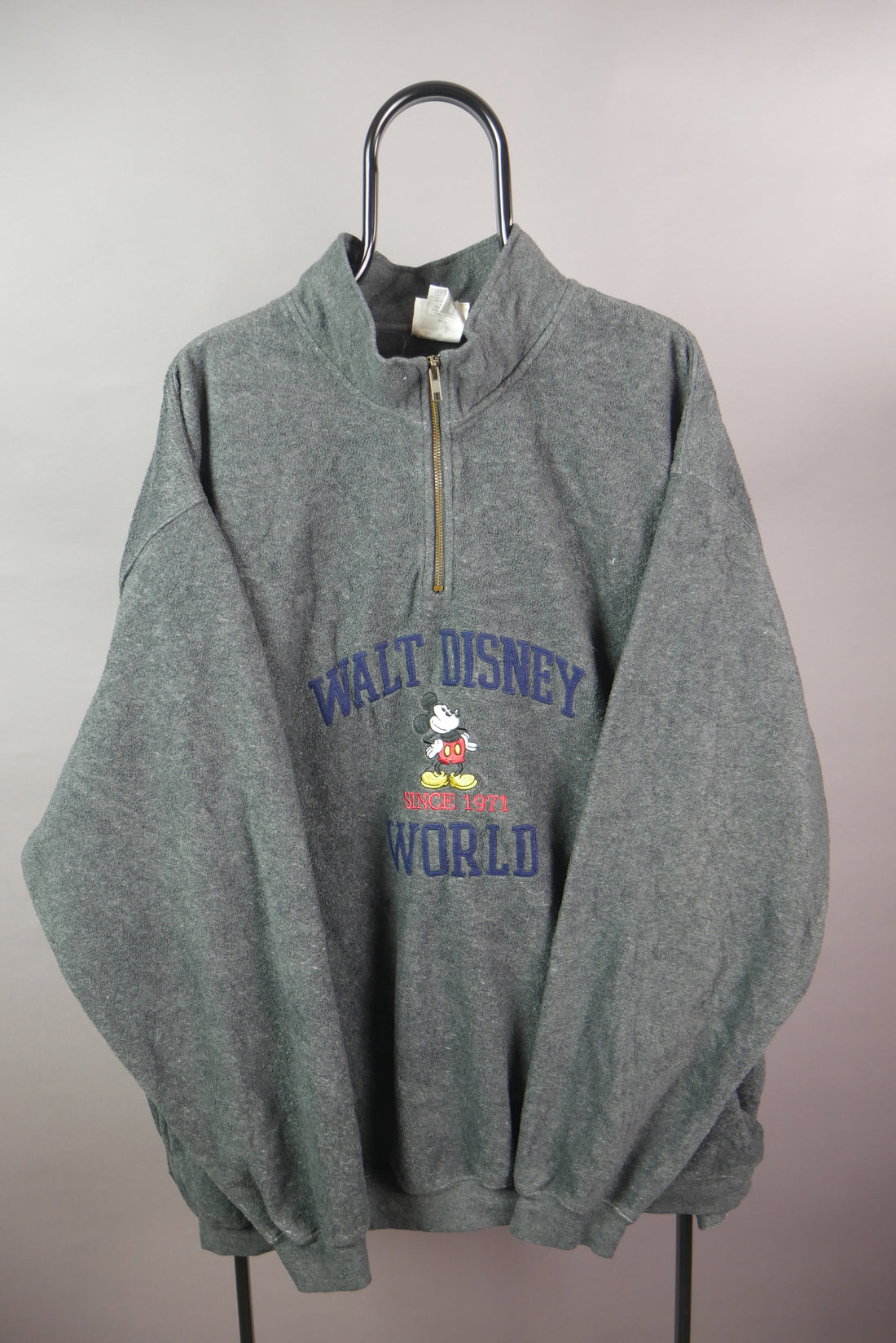 The Mickey Embroidered 1/4 Zip Fleece (XXXL)
