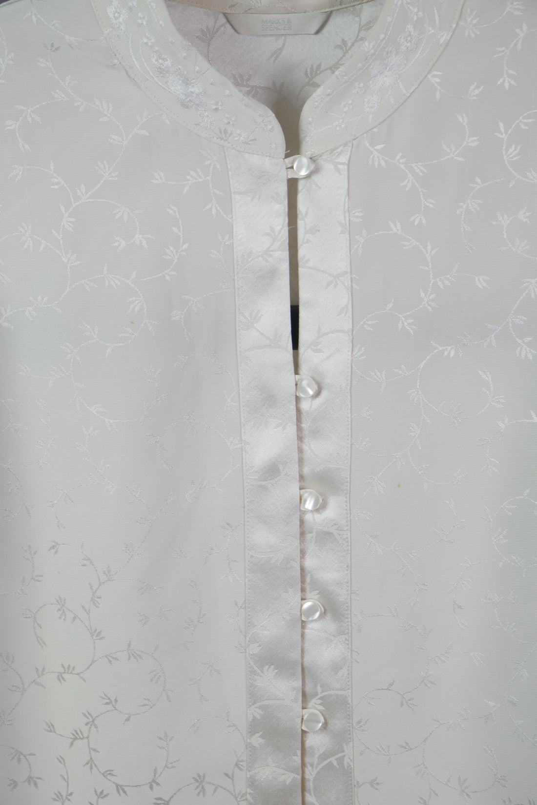The Vintage Mandarin Collar Floral Short Sleeve Shirt (20)