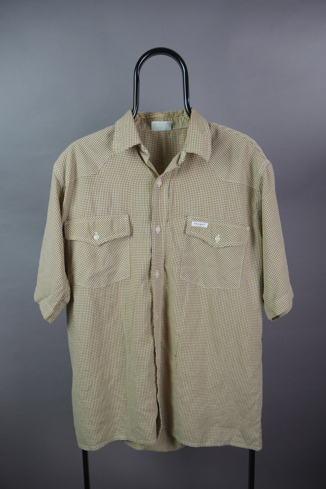 The Vintage Wrangler Western Gingham Shirt (L)