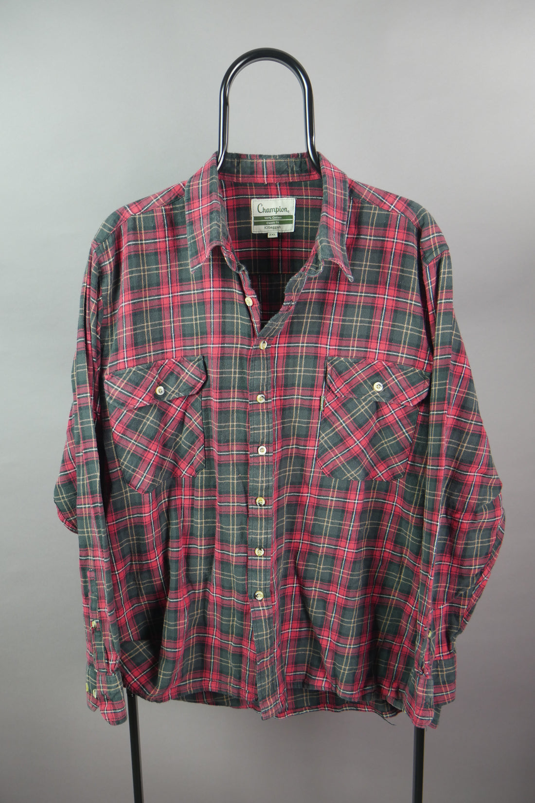 The Vintage Tartan Flannel Shirt (2XL)