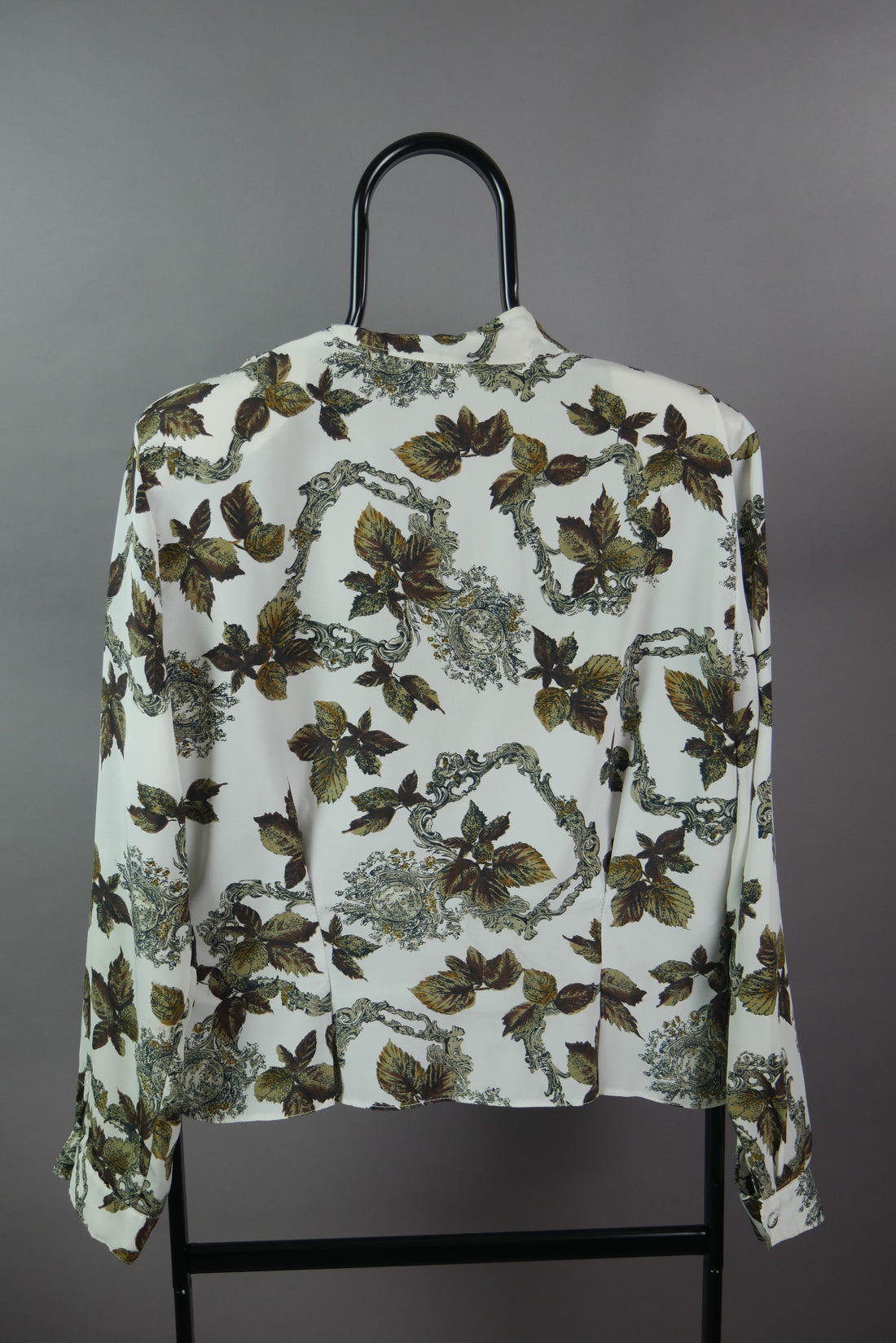 The Autumnal Print Button Up Blouse (16)