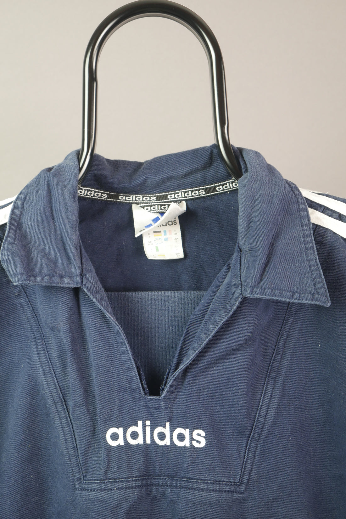 The 90s Adidas Collared Sweatshirt (S)