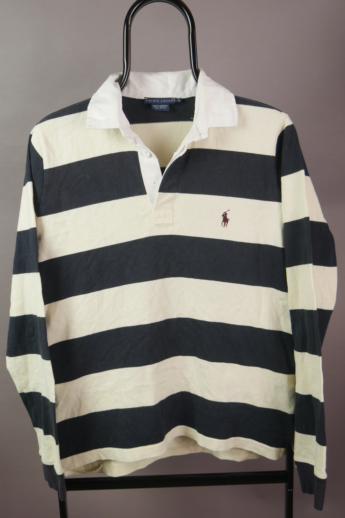 The Striped Polo Shirt (S)