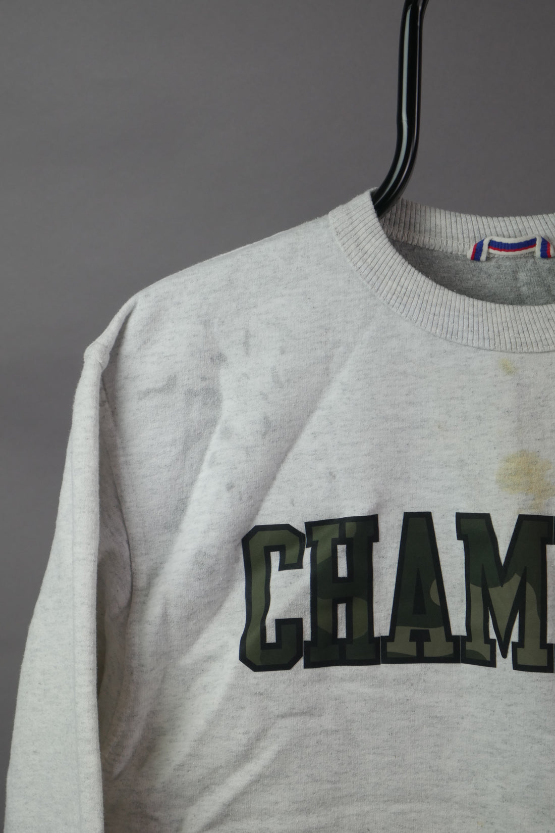 The Champion Camo Logo Sweatshirt (S)