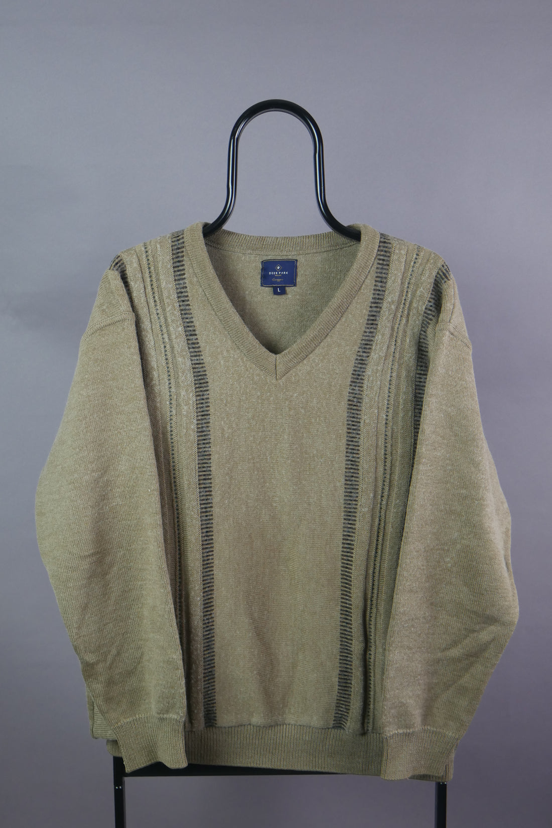 The Vintage Geometric Knit jumper (L)