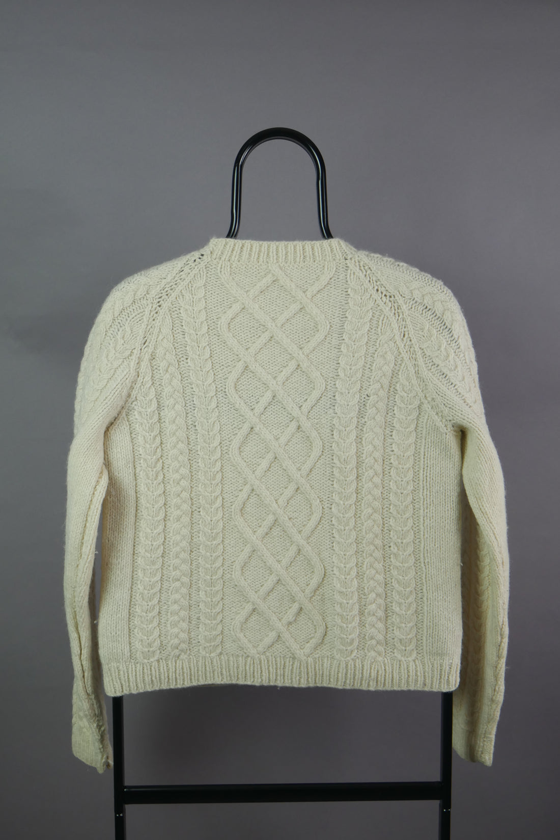 The Vintage Handknit Cable Knit Jumper (S)