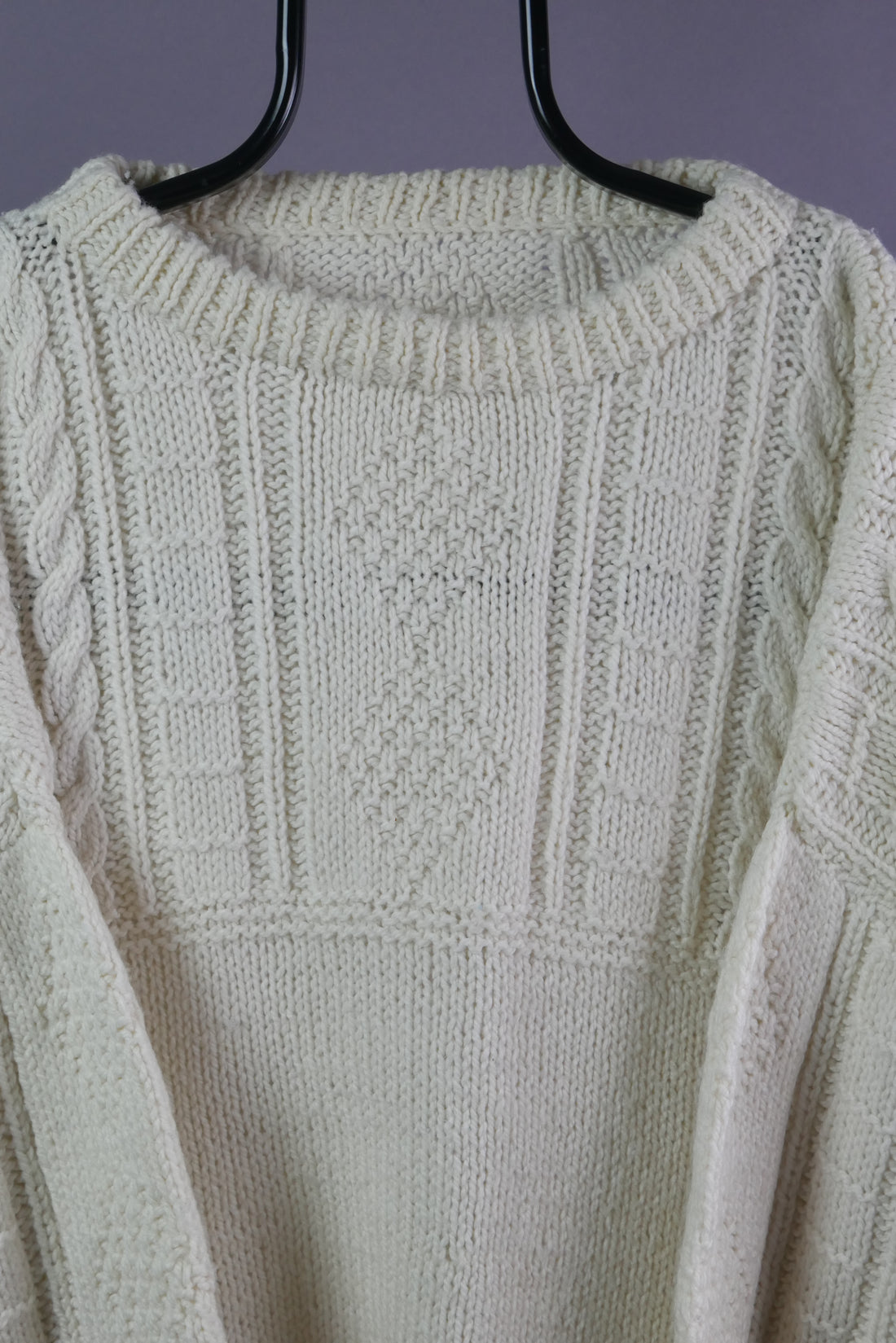 The Vintage Handknit Cable Knit Jumper (2XL)