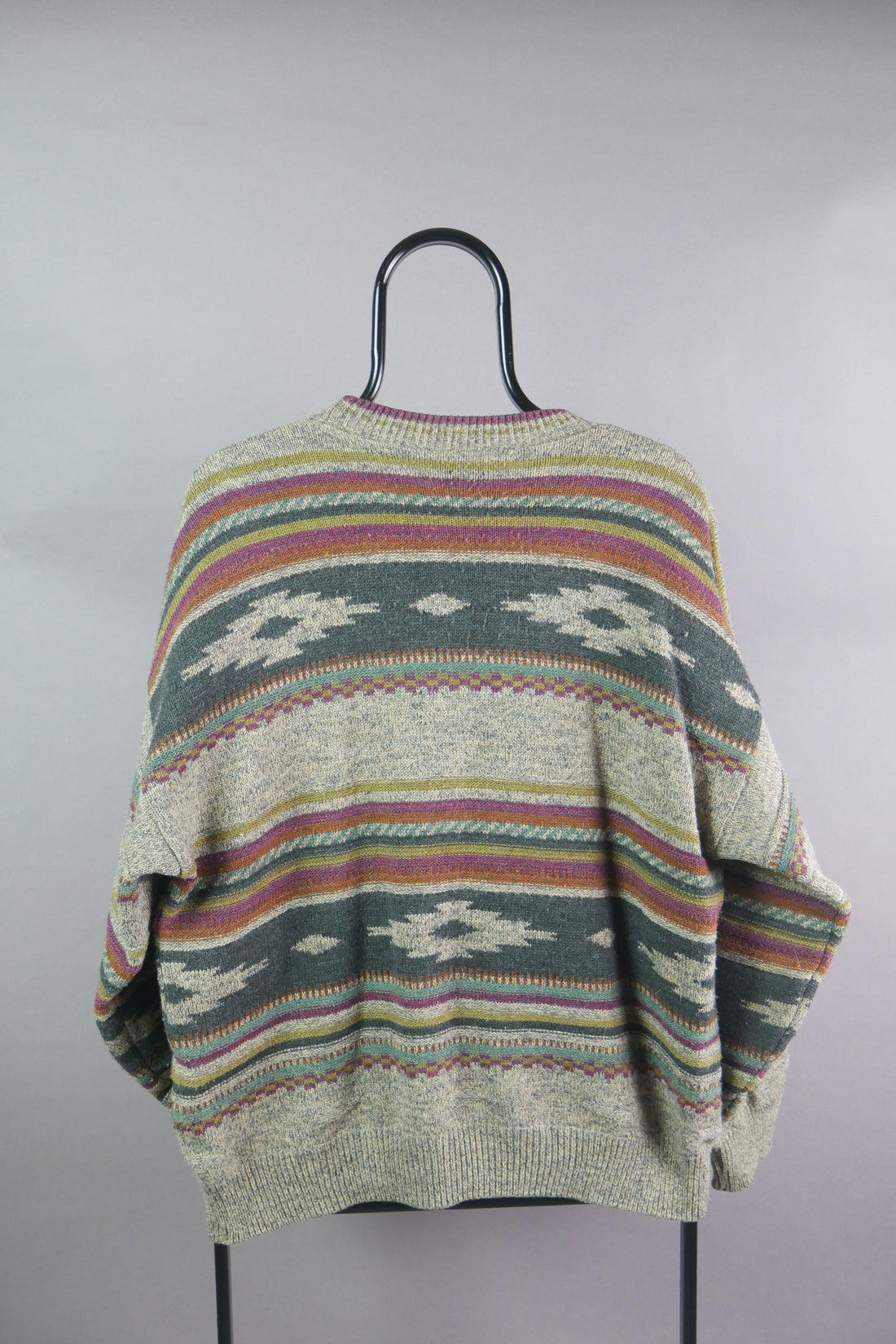 The Vintage Sweater Shop Aztec Knit Jumper (L)