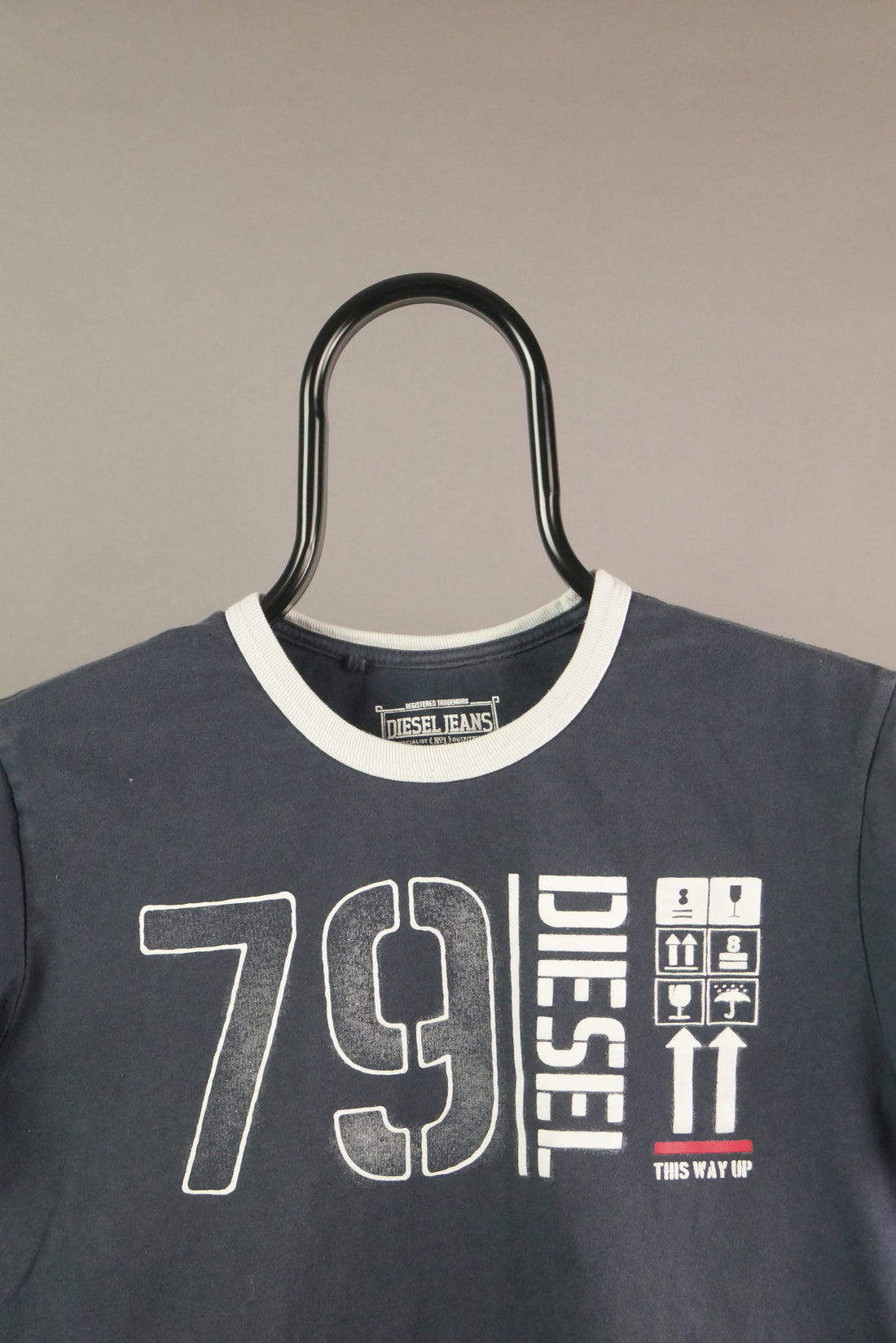 The Diesel Graphic Ringer T-Shirt (S)