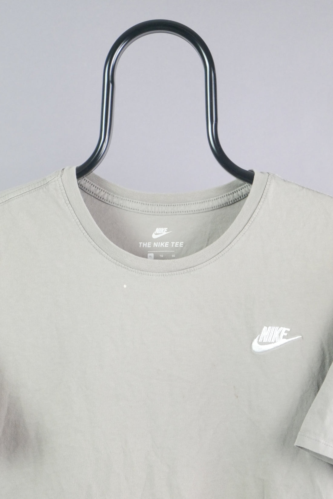 The Nike Embroidered Logo T-Shirt in Khaki (XL)
