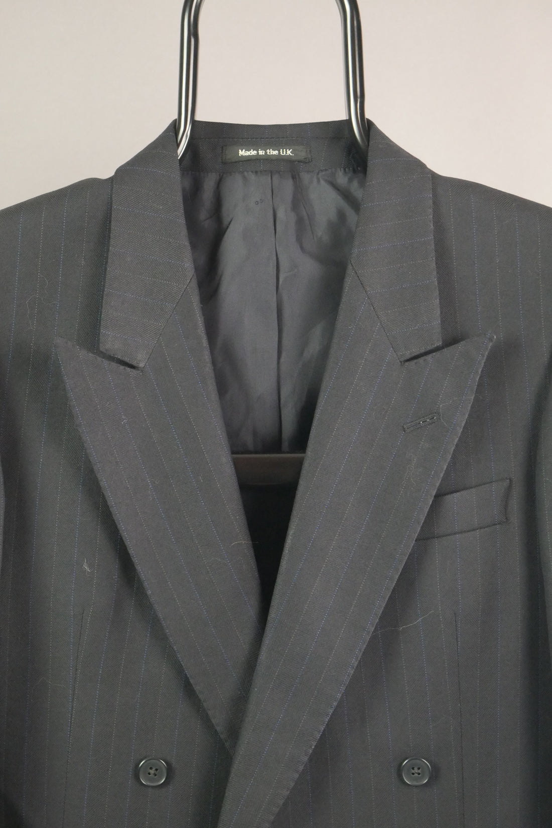 The Classic Vintage Double Breasted Suit Jacket (36)