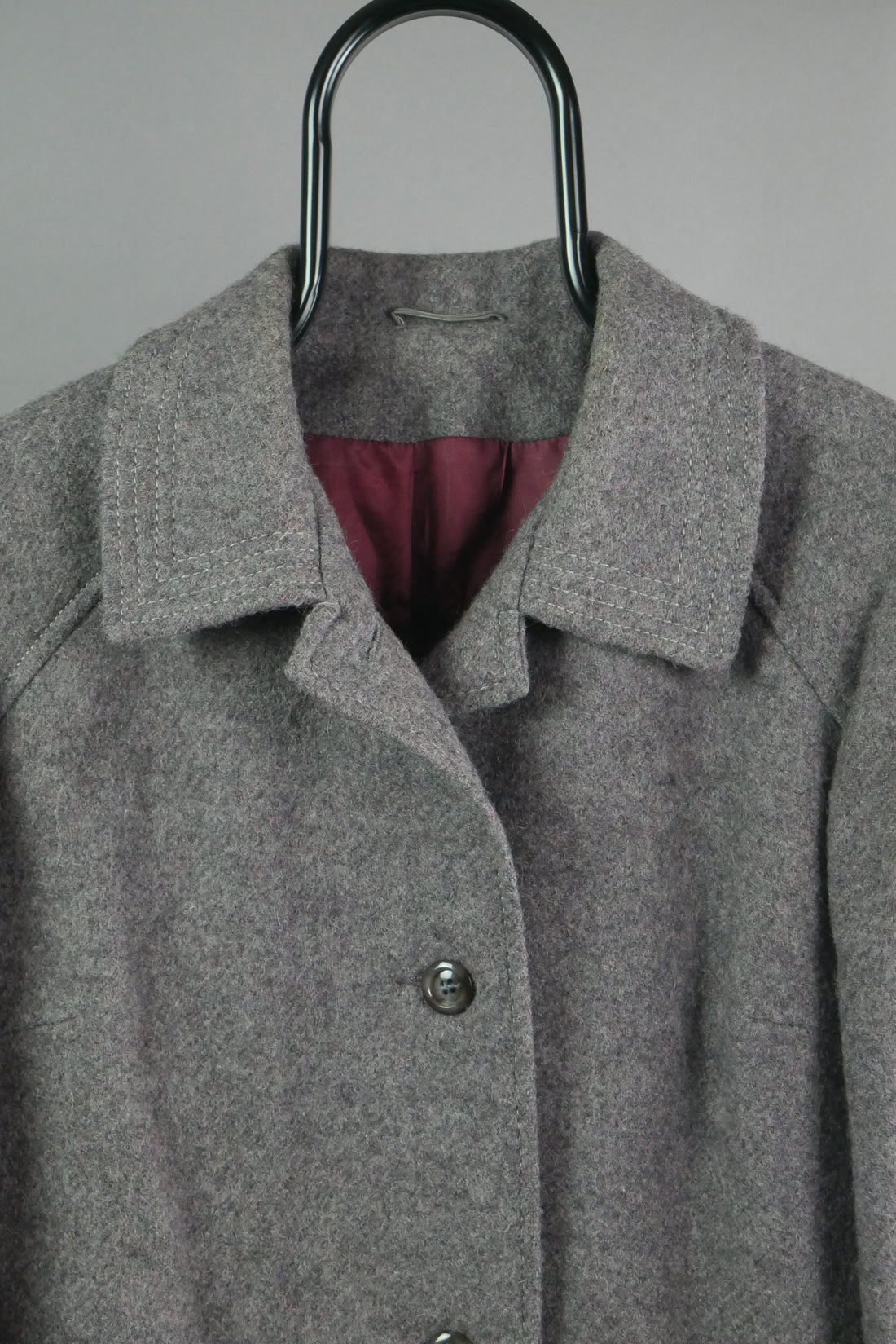 The Classic Vintage Christopher Frank Wool Coat (XL T)