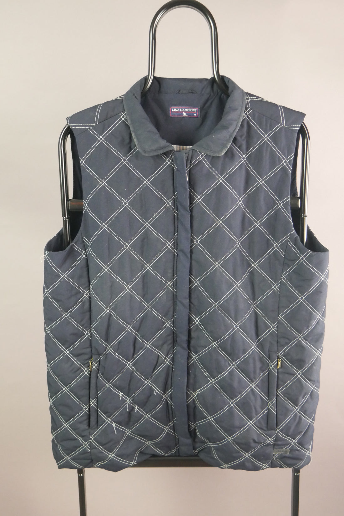 The Classic Vintage Lisa Campione Quilted Gilet (M)